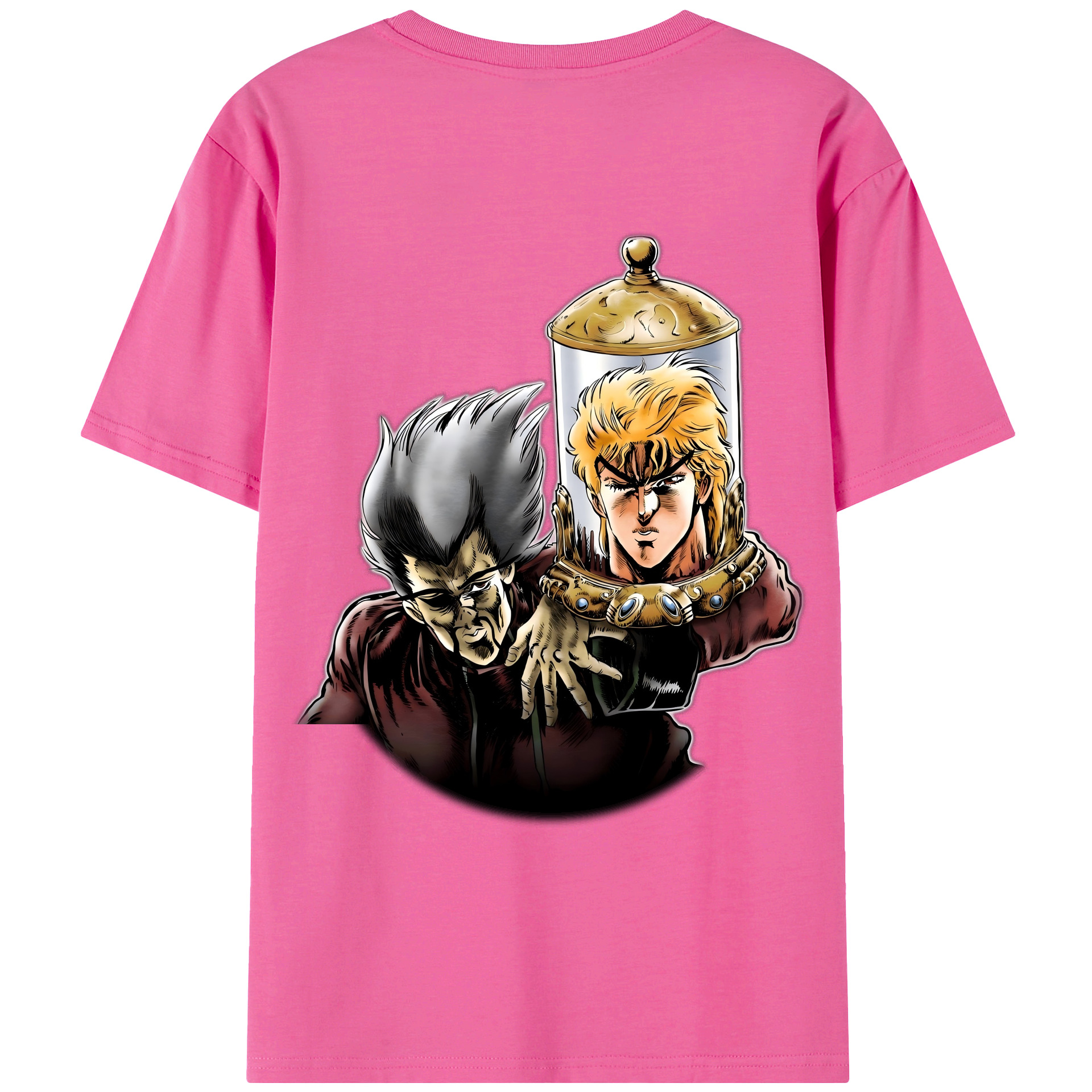 （画像用） ジョジョの奇妙な冒険 ディオ?ブランドー JoJo's Bizarre Adventure Dio Brando レディース半袖Tシャツ(バックプリント)